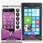 Защитное стекло для Nokia Lumia 532 0.26mm Krutoff Защитное стекло для Nokia Lumia 532 0.26mm Krutoff