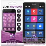 Защитное стекло для Nokia XL 0.26mm Krutoff Защитное стекло для Nokia XL 0.26mm Krutoff