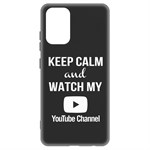 {{photo.Alt || photo.Description || 'Чехол-накладка Krutoff Silicone Case YouTube для Samsung Galaxy A32 (A325) черный'}}