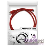 Патч-корд UTP Cablexpert PP12-1M/R кат.5e, 1м, литой, многожильный (красный) Патч-корд UTP Cablexpert PP12-1M/R кат.5e, 1м, литой, многожильный (красный)
