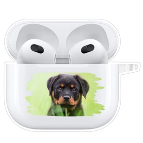 {{photo.Alt || photo.Description || 'Чехол Krutoff Clear Case для AirPods 3 Щенок ротвейлера'}}