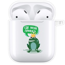 {{photo.Alt || photo.Description || 'Чехол Krutoff Clear Case для AirPods 1 Лягушка'}}