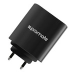 СЗУ Promate ChargeMate-QC3, 1xUSB Qualcomm QC3.0 + кабель USB Type-C (black) СЗУ Promate ChargeMate-QC3, 1xUSB Qualcomm QC3.0 + кабель USB Type-C (black)