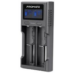 Зарядное устройство Promate PowerBay-2 для аккумуляторов (black) Зарядное устройство Promate PowerBay-2 для аккумуляторов (black)