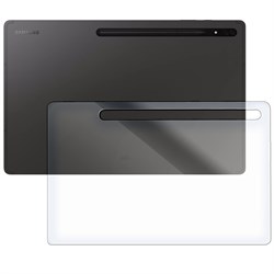 Стекло защитное гибридное Krutoff для Samsung Galaxy Tab S8 Ultra (SM-X900/X906) 14.6" (2022) задняя сторона