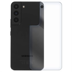 Стекло защитное гибридное Krutoff для Samsung Galaxy S22 задняя сторона