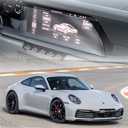 {{photo.Alt || photo.Description || 'Защитное гибридное стекло Krutoff для экрана мультимедии Porsche 911 8 (992) 2018 - 2022'}}