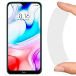 Стекло защитное гибридное Krutoff для Xiaomi Redmi 8 / 8A Стекло защитное гибридное Krutoff для Xiaomi Redmi 8 / 8A