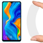 Стекло защитное гибридное Krutoff для Huawei P30 Lite/ Honor 20S Стекло защитное гибридное Krutoff для Huawei P30 Lite/ Honor 20S