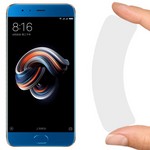 Стекло защитное гибридное Krutoff для Xiaomi Mi Note 3 Стекло защитное гибридное Krutoff для Xiaomi Mi Note 3