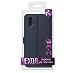 Чехол-книжка Krutoff для Samsung Galaxy A01 (A015) синий Чехол-книжка Krutoff для Samsung Galaxy A01 (A015) синий
