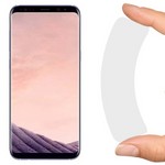 Стекло защитное гибридное Krutoff для Samsung Galaxy S8 Plus Стекло защитное гибридное Krutoff для Samsung Galaxy S8 Plus