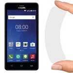 Стекло защитное гибридное Krutoff для Philips S326 Стекло защитное гибридное Krutoff для Philips S326