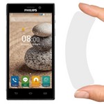 Стекло защитное гибридное Krutoff для Philips Xenium V787 Стекло защитное гибридное Krutoff для Philips Xenium V787