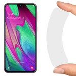 Стекло защитное гибридное Krutoff для Samsung Galaxy A40 Стекло защитное гибридное Krutoff для Samsung Galaxy A40