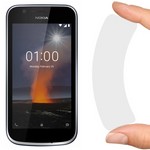 Стекло защитное гибридное Krutoff для Nokia 1 Стекло защитное гибридное Krutoff для Nokia 1