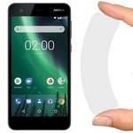 Стекло защитное гибридное Krutoff для Nokia 2 Стекло защитное гибридное Krutoff для Nokia 2