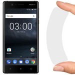 Стекло защитное гибридное Krutoff для Nokia 3 Стекло защитное гибридное Krutoff для Nokia 3