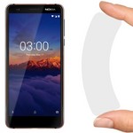Стекло защитное гибридное Krutoff для Nokia 3.1 Стекло защитное гибридное Krutoff для Nokia 3.1
