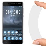 Стекло защитное гибридное Krutoff для Nokia 6 Стекло защитное гибридное Krutoff для Nokia 6