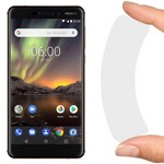 Стекло защитное гибридное Krutoff для Nokia 6.1 (2018) Стекло защитное гибридное Krutoff для Nokia 6.1 (2018)