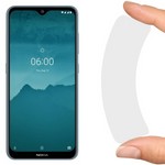 Стекло защитное гибридное Krutoff для Nokia 6.2 Стекло защитное гибридное Krutoff для Nokia 6.2