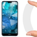 Стекло защитное гибридное Krutoff для Nokia 7.1 Стекло защитное гибридное Krutoff для Nokia 7.1