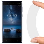 Стекло защитное гибридное Krutoff для Nokia 8 Стекло защитное гибридное Krutoff для Nokia 8
