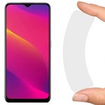 Стекло защитное гибридное Krutoff для OPPO A5 back Стекло защитное гибридное Krutoff для OPPO A5 back