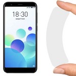 Стекло защитное гибридное Krutoff для Meizu M8c Стекло защитное гибридное Krutoff для Meizu M8c