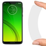 Стекло защитное гибридное Krutoff для Motorola Moto G7 Power Стекло защитное гибридное Krutoff для Motorola Moto G7 Power