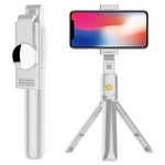 {{photo.Alt || photo.Description || 'Монопод-трипод bluetooth для селфи Krutoff KSST-02 (белый)'}}