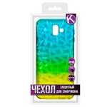 Накладка силиконовая Crystal Krutoff для Samsung Galaxy J6+ (SM-J610) (желто-синяя) Накладка силиконовая Crystal Krutoff для Samsung Galaxy J6+ (SM-J610) (желто-синяя)