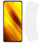 Стекло защитное гибридное Krutoff для Xiaomi Poco X3 Стекло защитное гибридное Krutoff для Xiaomi Poco X3