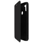 Чехол-книжка Krutoff Soft Book для Samsung M11/A11 черный Чехол-книжка Krutoff Soft Book для Samsung M11/A11 черный