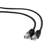 Патч-корд UTP Cablexpert PP12-1.5M/BK кат.5e, 1.5м, литой, многожильный (черный) Патч-корд UTP Cablexpert PP12-1.5M/BK кат.5e, 1.5м, литой, многожильный (черный)