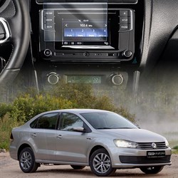 {{photo.Alt || photo.Description || 'Защитное гибридное стекло Krutoff для экрана мультимедии Volkswagen Polo 5 рестайлинг 2014 - 2020'}}