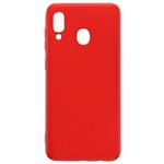 {{photo.Alt || photo.Description || 'Чехол-накладка Krutoff Silicone Case для Samsung Galaxy A40 (A405) красный'}}