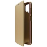 Чехол-книжка Krutoff Soft Book для Samsung Galaxy A12 золотой Чехол-книжка Krutoff Soft Book для Samsung Galaxy A12 золотой