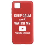 Чехол-накладка Krutoff Silicone Case YouTube для Honor 9S/Huawei Y5p красный Чехол-накладка Krutoff Silicone Case YouTube для Honor 9S/Huawei Y5p красный