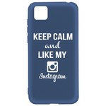 Чехол-накладка Krutoff Silicone Case Instagram для Honor 9S/Huawei Y5p синий Чехол-накладка Krutoff Silicone Case Instagram для Honor 9S/Huawei Y5p синий