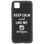 Чехол-накладка Krutoff Silicone Case Instagram для Honor 9S/Huawei Y5p черный Чехол-накладка Krutoff Silicone Case Instagram для Honor 9S/Huawei Y5p черный
