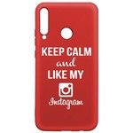 Чехол-накладка Krutoff Silicone Case Instagram для Huawei P40 Lite E/ Honor 9C красный Чехол-накладка Krutoff Silicone Case Instagram для Huawei P40 Lite E/ Honor 9C красный