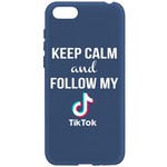 Чехол-накладка Krutoff Silicone Case TikTok для Huawei Y5 Prime (2018)/ Y5 Lite (2018)/ Honor 7A Prime/ 7A/ 7S синий Чехол-накладка Krutoff Silicone Case TikTok для Huawei Y5 Prime (2018)/ Y5 Lite (2018)/ Honor 7A Prime/ 7A/ 7S синий