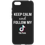 Чехол-накладка Krutoff Silicone Case TikTok для Huawei Y5 Prime (2018)/ Y5 Lite (2018)/ Honor 7A Prime/ 7A/ 7S черный Чехол-накладка Krutoff Silicone Case TikTok для Huawei Y5 Prime (2018)/ Y5 Lite (2018)/ Honor 7A Prime/ 7A/ 7S черный
