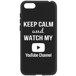 Чехол-накладка Krutoff Silicone Case YouTube для Huawei Y5 Prime (2018)/ Y5 Lite (2018)/ Honor 7A Prime/ 7A/ 7S черный Чехол-накладка Krutoff Silicone Case YouTube для Huawei Y5 Prime (2018)/ Y5 Lite (2018)/ Honor 7A Prime/ 7A/ 7S черный