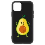 Чехол-накладка Krutoff Soft Case Авокадо Веселый для Apple iPhone 11 Pro черный Чехол-накладка Krutoff Soft Case Авокадо Веселый для Apple iPhone 11 Pro черный