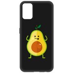 Чехол-накладка Krutoff Soft Case Авокадо Веселый для Realme 7 Pro черный Чехол-накладка Krutoff Soft Case Авокадо Веселый для Realme 7 Pro черный