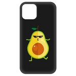 Чехол-накладка Krutoff Soft Case Авокадо Стильный для Apple iPhone 12 mini черный Чехол-накладка Krutoff Soft Case Авокадо Стильный для Apple iPhone 12 mini черный