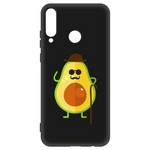 Чехол-накладка Krutoff Soft Case Авокадо Деловой для Huawei Y6p черный Чехол-накладка Krutoff Soft Case Авокадо Деловой для Huawei Y6p черный
